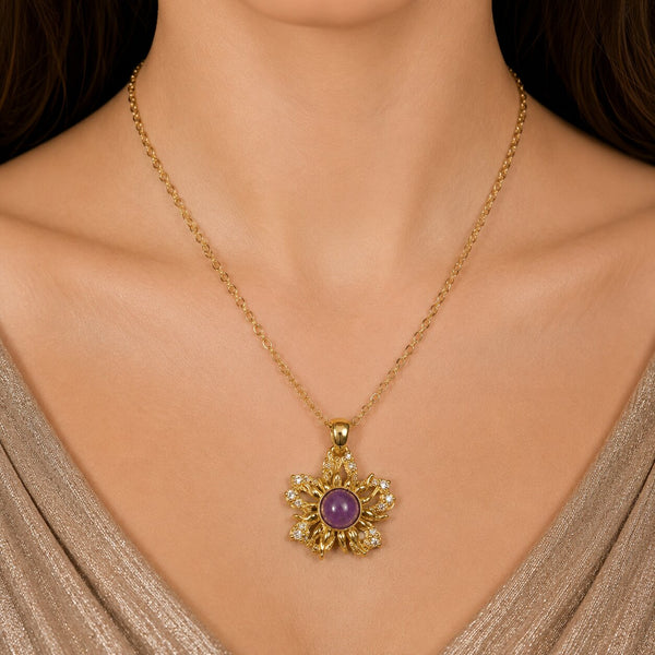 Soleil Violet Necklace - alternate view