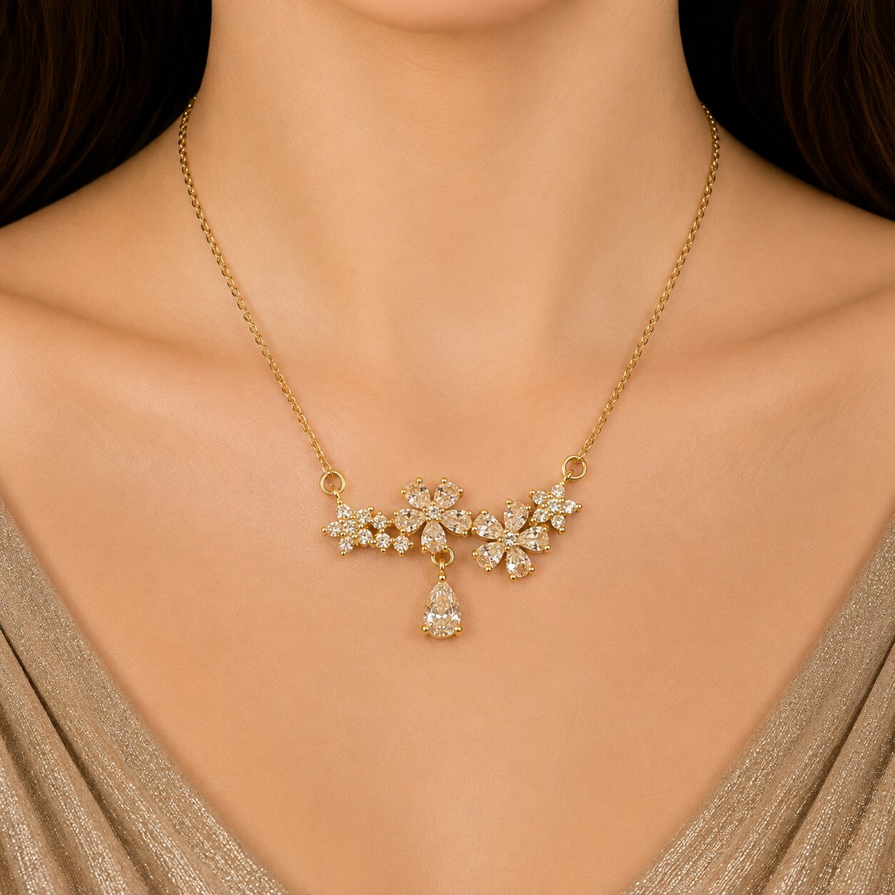 Jardin Blanc Necklace - View 2
