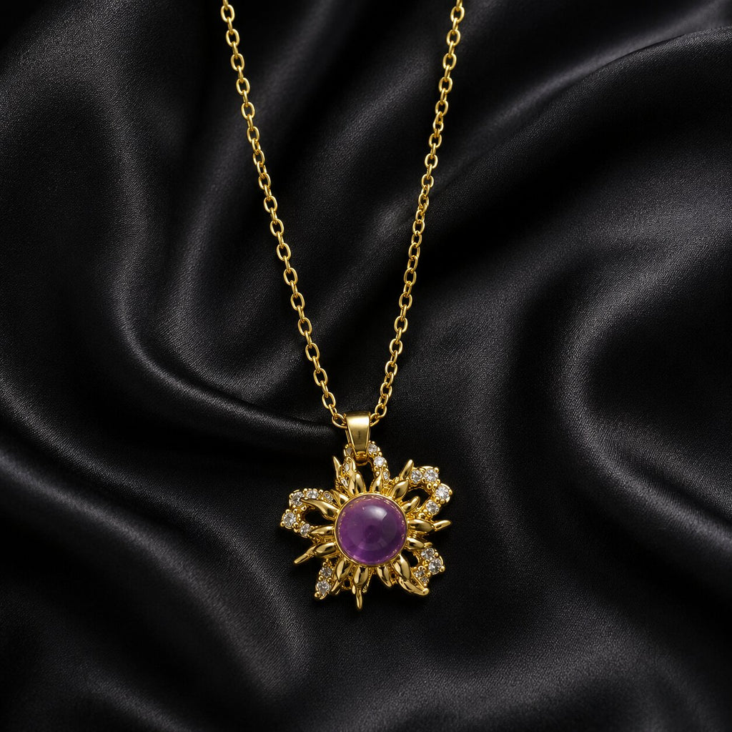 Soleil Violet Necklace - View 3