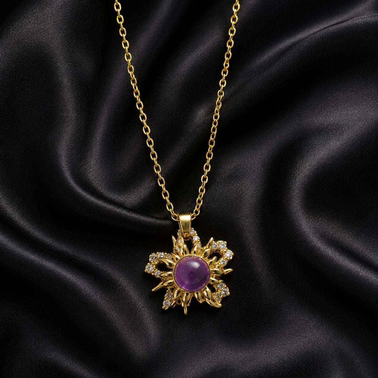 Soleil Violet Necklace - View 3