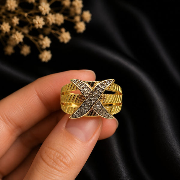 Croisé Gold Ring