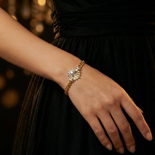 Aria Gold Bracelet - alternate view