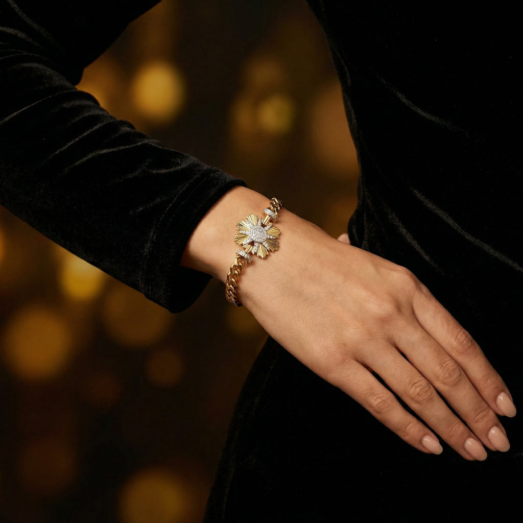 Iris Radiance Bracelet Detail