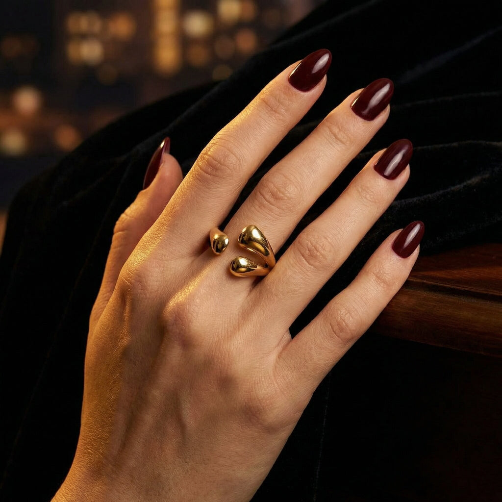 Luna Drop Ring