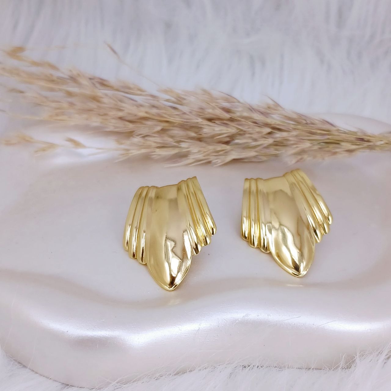 Imperial Wing Stud Earrings