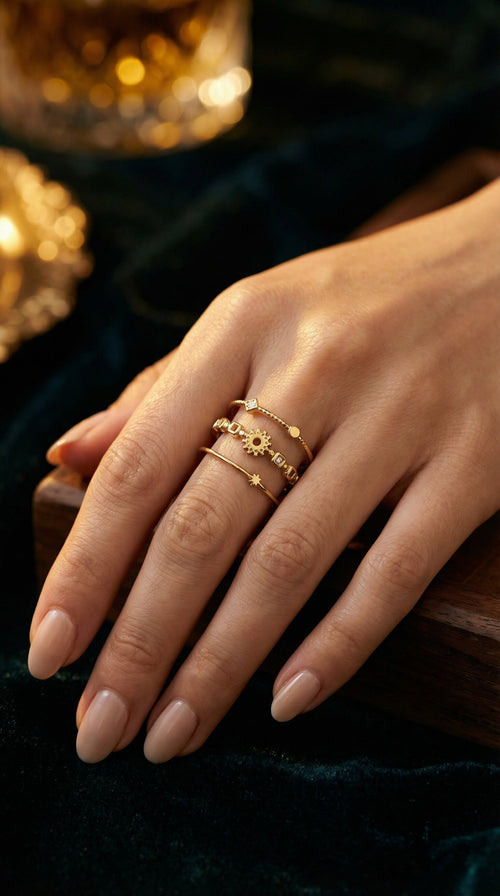 Celestial Stack Ring
