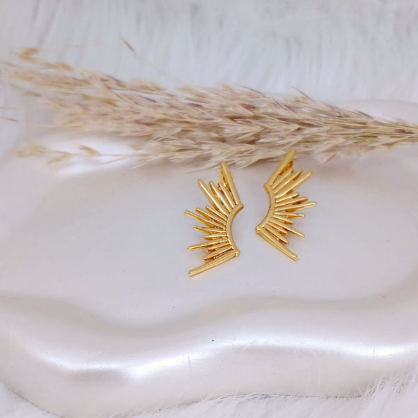 Celestial Wing Earrings - alternate view