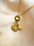 Celestial Trinity Charm Necklace
