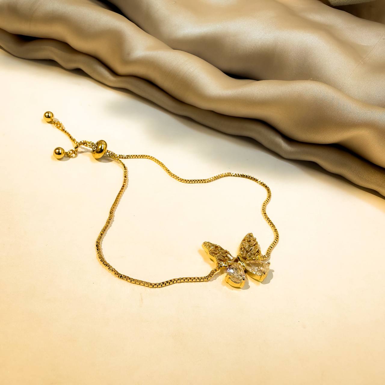 Crystal Butterfly Bracelet